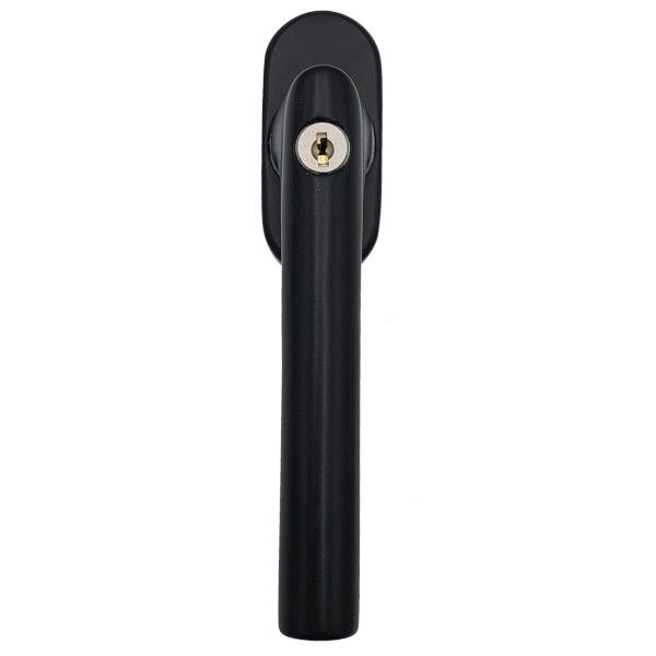 Locking window handle 1010 with TBT function, aluminium black F14