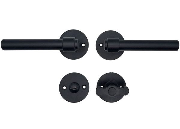 1831 RUN rankenų rinkinys WC, senovinis juodas STRONG BLACK