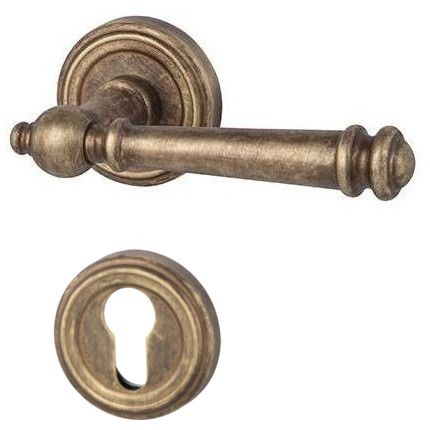 Mount Everest-R rankenos/ rozetės rinkinys PZ, antikinė bronza