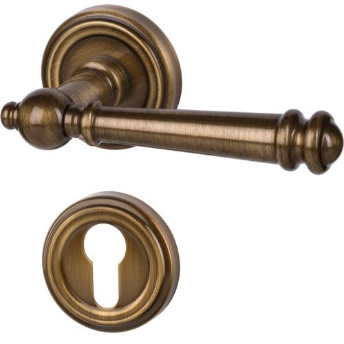 Mount Everest-R rankenos rinkinys su rozetėmis PZ, žalvaris šlifuotas