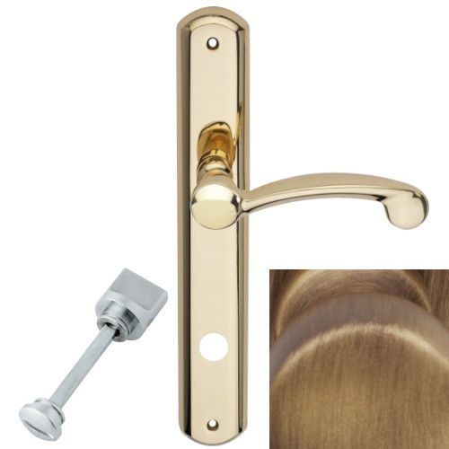 NOTA rankenos rinkinys su plokštele WC/96 mm 233NT, matinis patinas