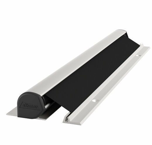 Finger protection NR-25 1925mm, roller fabric black; profiles - alumimium F1 (C-0)