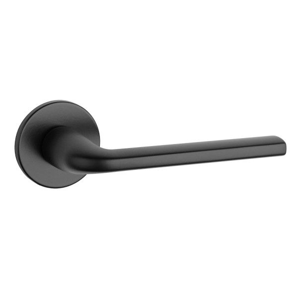 OLEANDRO handle/rose set BAC, round roses, 7mm, black