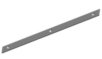 8035-45-F-20/31 Face plate extension for multi-locks AS, 20x3x400 mm, light galvanized