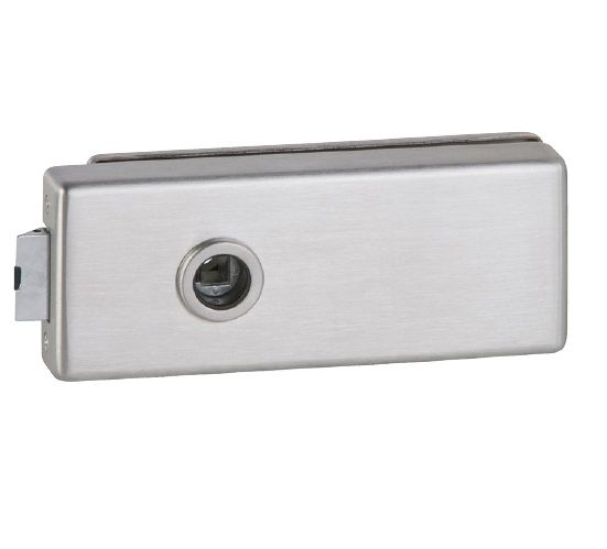 Stiklinių durų spyna PALMA BAC univ., nerūdijantis plienas