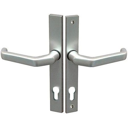 320 PAN Framed door security set handle/handle, PZ 92mm, door thickness 78mm, alum.F1