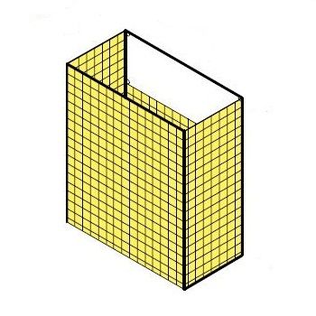 RENZ pašto gaudyklė, 300x350x150 mm, balta