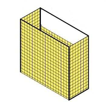 RENZ pašto gaudyklė, 400x350x150 mm, balta