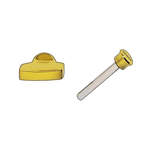 4000/300 WC latch, brass polished varnished