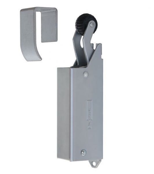 Door damper R1400 80N, matt chrome