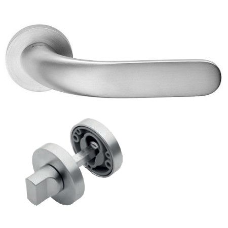 POINT handle/rose 023 set WC 233NT, chrome-plated matt