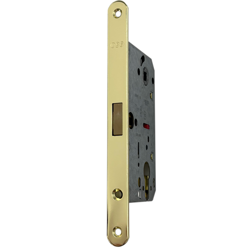 Magnetic lock POLARIS 2XT PZ85/50mm, polished brass