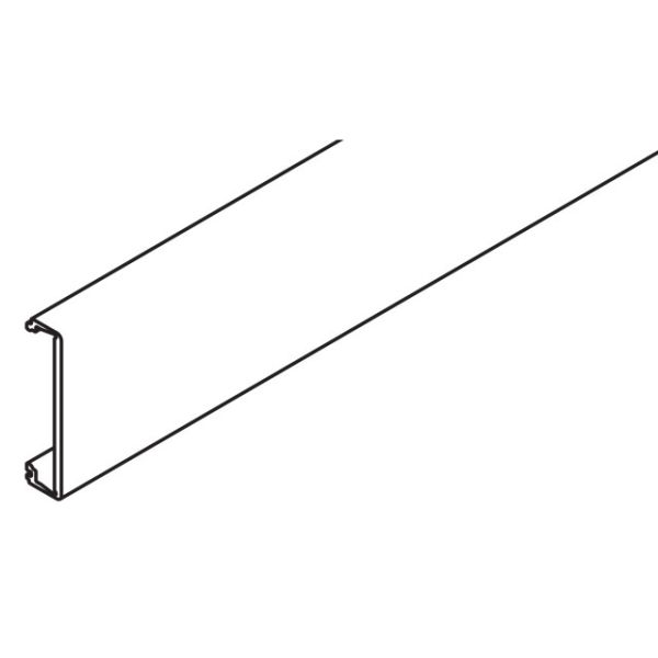 HAWA Porta 60/100 HMD track cover cap, aluminium anodised,3500mm