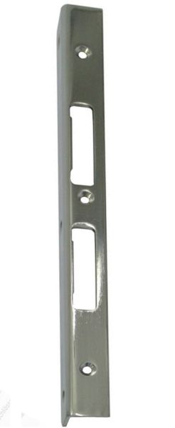 Angled strike plate, 300x25x25 mm, galvanized steel