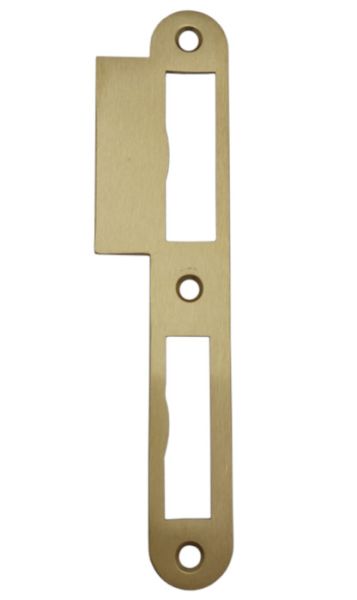 Strike plate 4502 matt brass, right