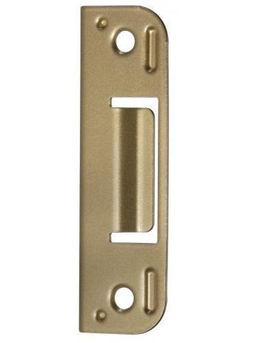 Striker plate 0046 for roller latch, brass coloured
