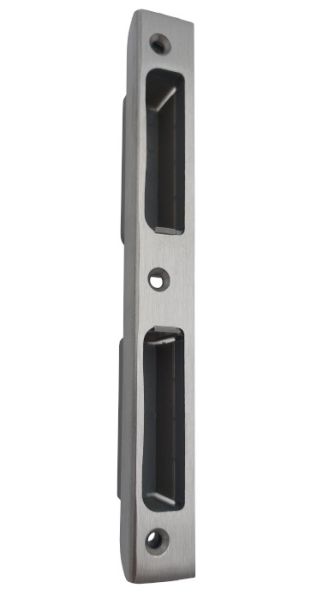 Strike plate for rebated doors 4062, st.steel