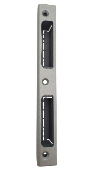 Strike plate for rebated doors 4062, titanium tone