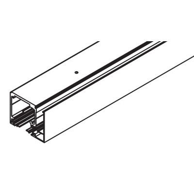 PUROLINO PLUS 80 PUROLINO PLUS 80 top track set for ceiling mounting, 2500 mm, stainless steel look