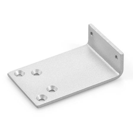 Durų pritraukėjo alkūnės tvirtinimo laikiklis TS 2000/4000, sidabrinės spalvos