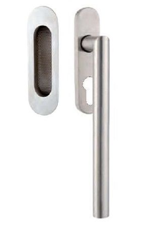 Handle SI-Line HS300 PZ + outside pull, stainless steel