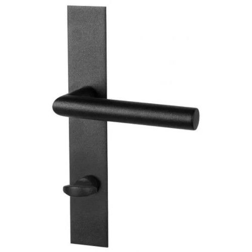 RONNY II Square-LS handle set WC, black steel look