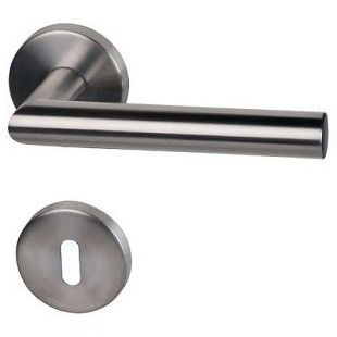 RONNY II-R, handle/rose set BB, stainless steel with PVD ABACO