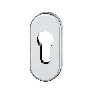 1757 PZ key rose for framed doors (1 pc.), stainless steel