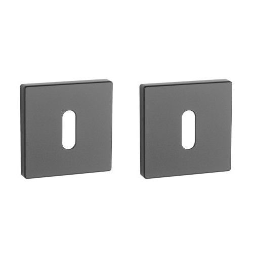 APRILE Q BB square rose 53 x 53mm, thickness 7mm, black