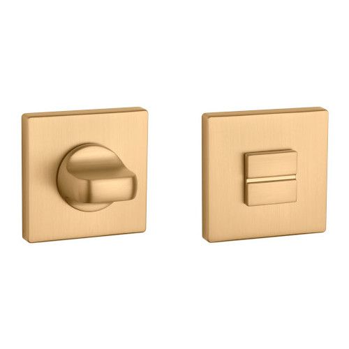 APRILE Q WC turn 4x4/6/8mm, with square rose 53 x 53mm, thickness 7mm, gold-tone matt