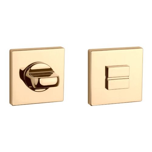 APRILE Q WC turn 4x4/6/8mm, with square rose 53 x 53mm, thickness 7mm, gold-tone polished