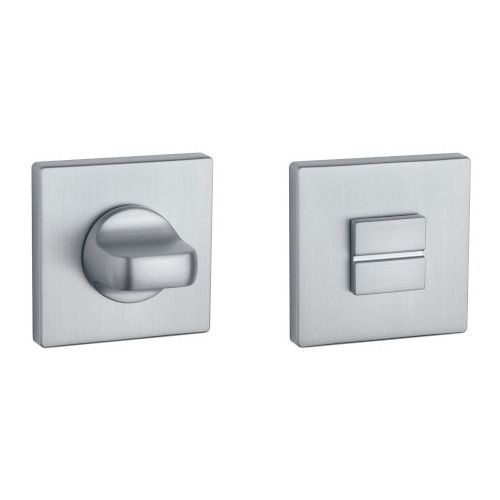 APRILE Q WC turn 4x4/6/8mm, with square rose 53 x 53mm, thickness 7mm, chrome-plated satin