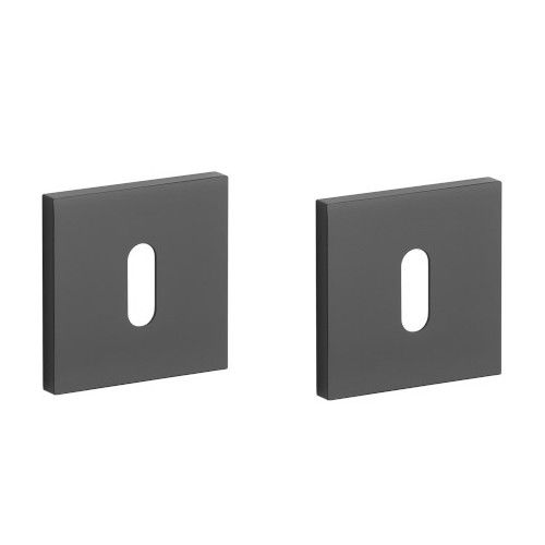 APRILE Q BB square rose 53 x 53mm, thickness 7mm, black