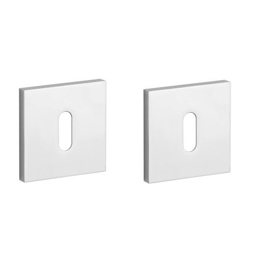 APRILE Q BB square rose 53 x 53mm, thickness 7mm, chrome-plated polished