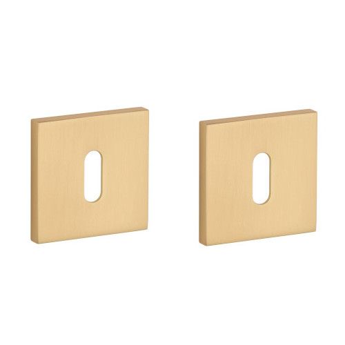 APRILE Q BB square rose 53 x 53mm, thickness 7mm, gold-tone satin