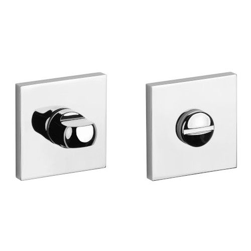 APRILE Q WC turn 4x4/6/8mm, with square rose 53 x 53mm, thickness 7mm, chrome-plated polished