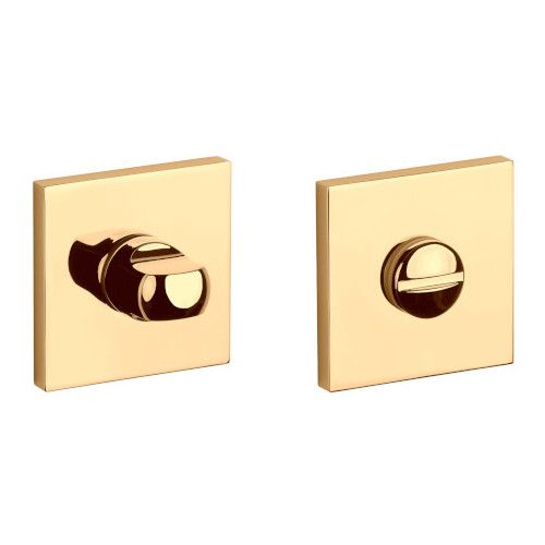 APRILE Q WC turn 4x4/6/8mm, with square rose 53 x 53mm, thickness 7mm, gold-tone PVD polished