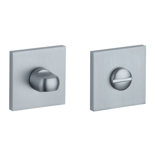 APRILE Q WC turn 4x4/6/8mm, with square rose 53 x 53mm, thickness 7mm, chrome-plated satin