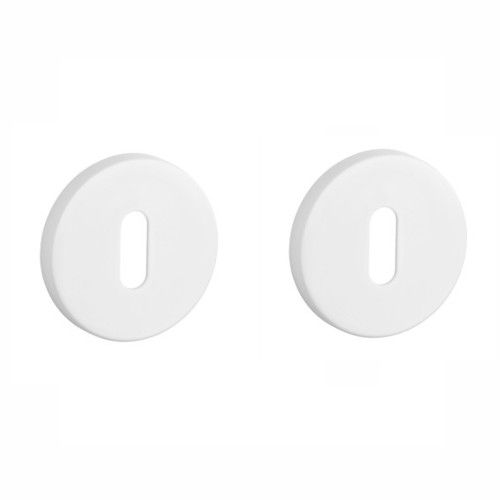 APRILE R BB apvalios rozetės, Ø 53mm, 7 mm, matinė balta