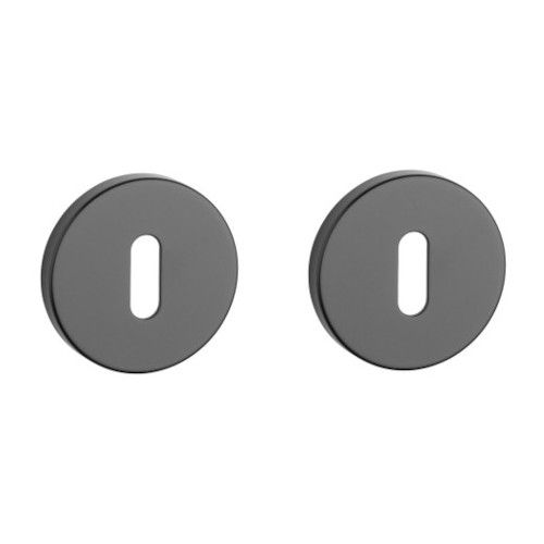 APRILE R BB round roses, Ø 53mm, 7mm, black