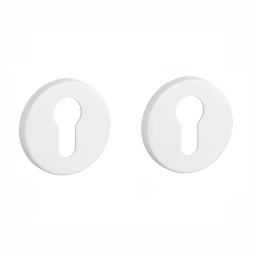 APRILE R PZ apvali rozetė, Ø 53mm, 7 mm, matinė balta