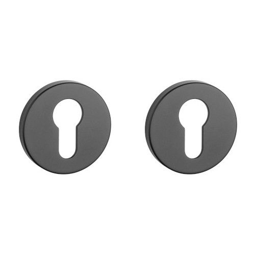 APRILE R PZ round roses, Ø 53mm, 7mm, black