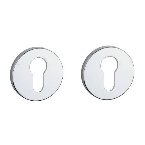 APRILE R PZ round roses, Ø 53mm, 7mm, chrome-plated polished