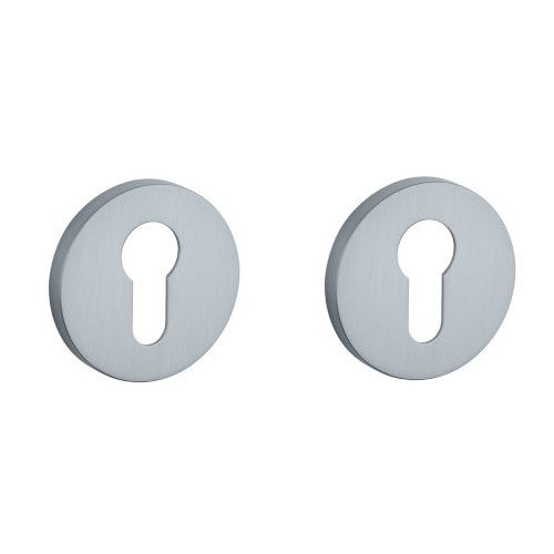 APRILE R PZ apvali rozetė, Ø 53mm, 7 mm, chromuota matinė