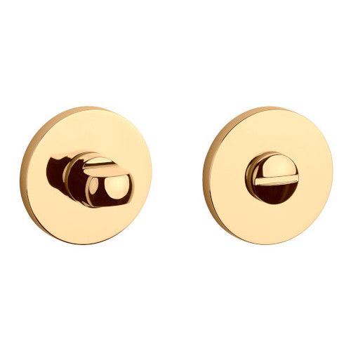 APRILE R WC turn 4x4/6/8mm, with round roses, Ø 53mm, 7mm, gold-tone PVD polished