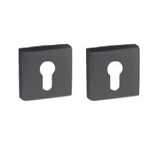 Kampinės rozetės Q08KY PZ, matinė juoda RAL 9005