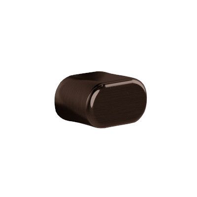 B7 Oval-shaped cylinder knob, chocolate PVD (TCH)