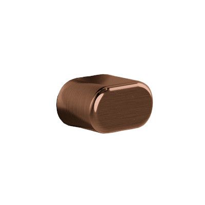 B7 Oval-shaped cylinder knob, copper PVD (TCO)