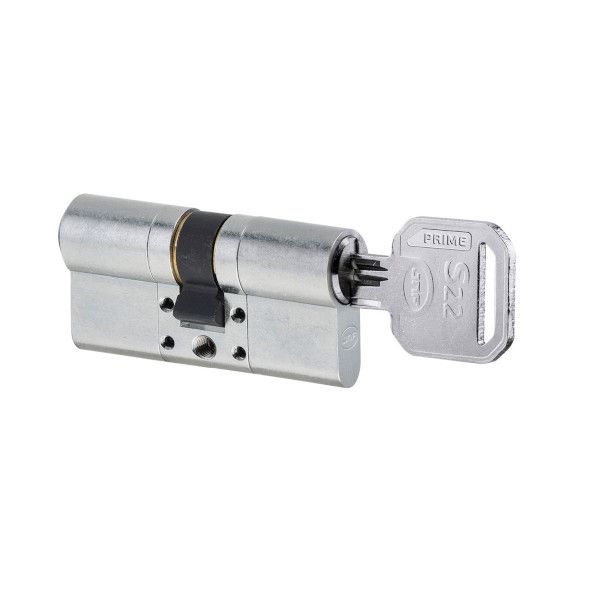 S22 Modulinis profilinis cilindras 35-35mm, 5+1 raktai, satinuotas nikeliuotas