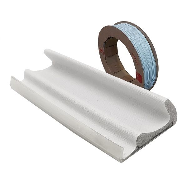 Weather seal Schlegel QL-3109, white RAL9003, 9.5x17 (roll 100 m)